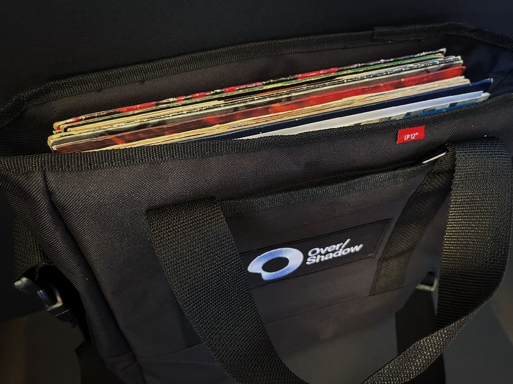 Image of Vinyl Record Messenger Bag