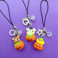 Image 2 of Halloween Rilakkuma Polymer Clay Charm Set