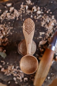 Image 1 of Oak Leaf   Coffee Scoop 