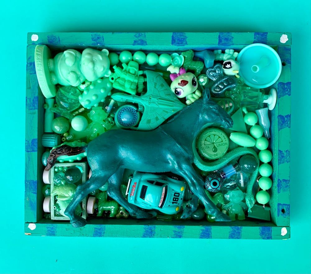 Seafoam Green Toy Box