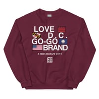 Image 5 of LOVEDCGOGO "A MITCHCRAFT JOINT" Dark Unisex Sweatshirt (see color options)