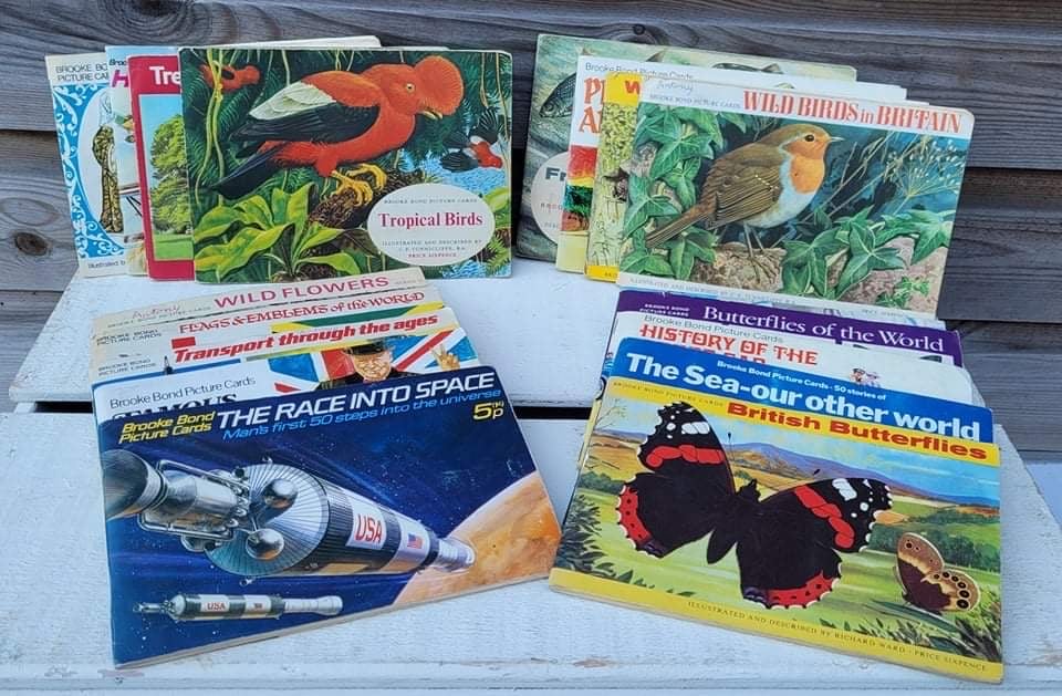 brooke bond cigarette cards Vintage Brooke bond card books
