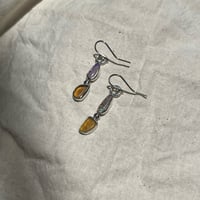 Image 5 of OPAL/AMBER RIDGE EARRINGS
