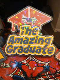 Image 3 of 3D Spiderman Graduation copy