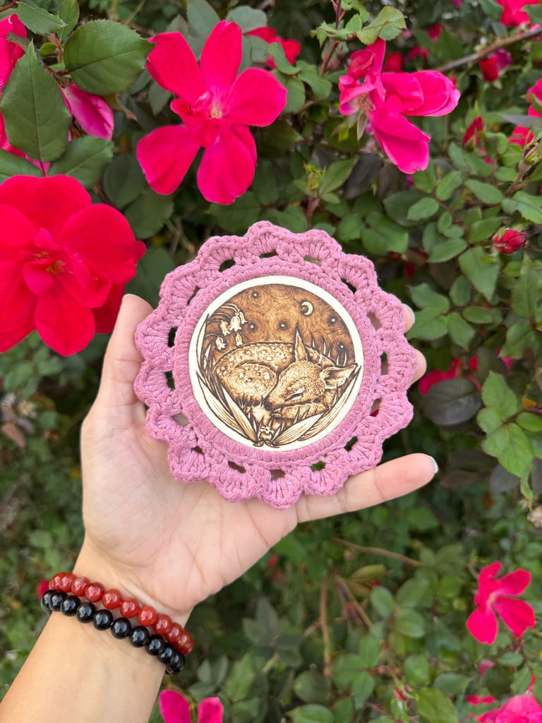 Dreamy Doe Wood Burning 