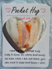 Image 4 of Pocket Hug – Fused Glass Heart Gift