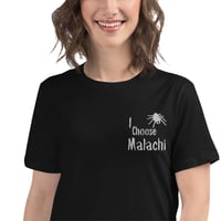 Image 8 of Officially Licensed Little Stranger I choose Malachi embroidery t-shirt