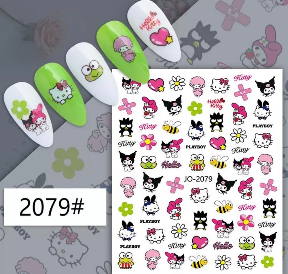 Image of Sanrio Mixed Nail Stickers