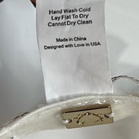 Image 9 of FOR LOVE AND LEMONS white and beige skivvies hook front bralette