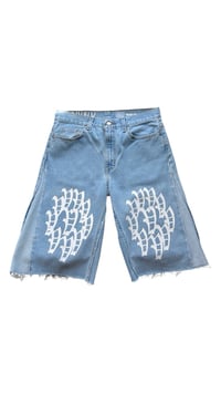 Image 1 of Gauntlet Grunge V-Flare Shorts
