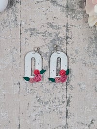 Image 3 of Rose Window Arch Earrings