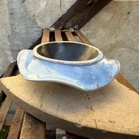 Image 1 of Blue & Black Flutter Dish