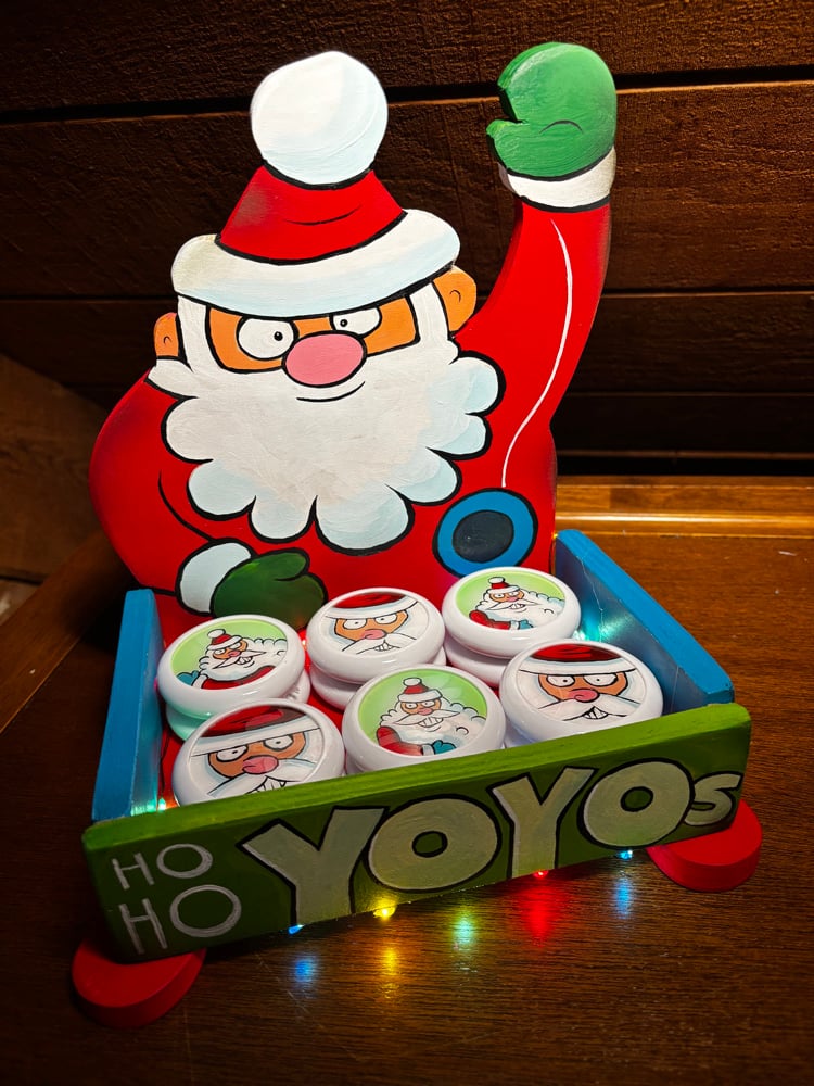 Image of HO HO SANTA YO-YO BOX with lights
