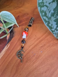 Image 1 of Bronze Faerie Dangle Bead with Tigers Eye