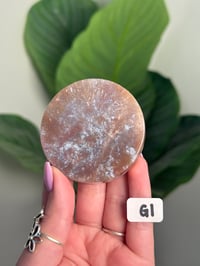 Image 7 of CHOOSE YOUR OWN MOSS AGATE DISK -INDIA- LOT 1