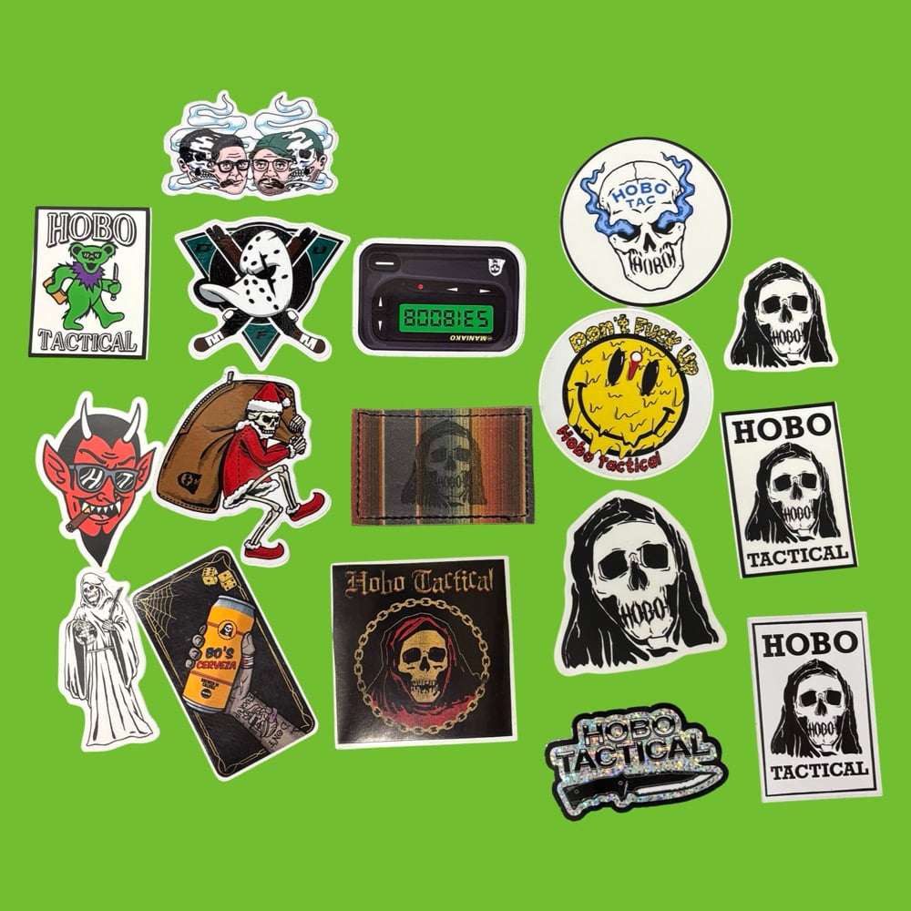 Mondo Sticker Pack (Item# 604) | HOBO'S TRENCH COAT