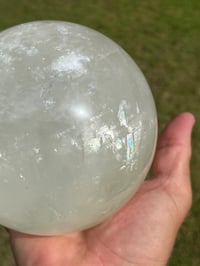 Image 9 of Large Calcite Sphere With Rainbows #2259
