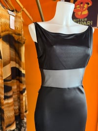 Image 6 of Moschino Peekaboo Sheer Midi Dress M
