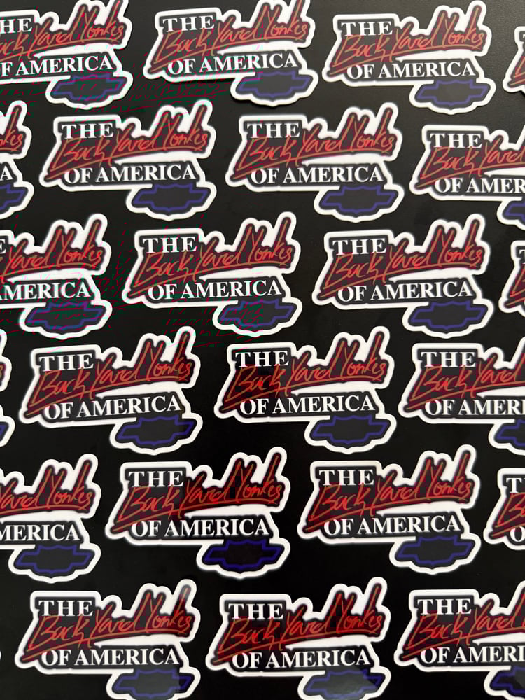 The BackYardYonkes Of America Sticker