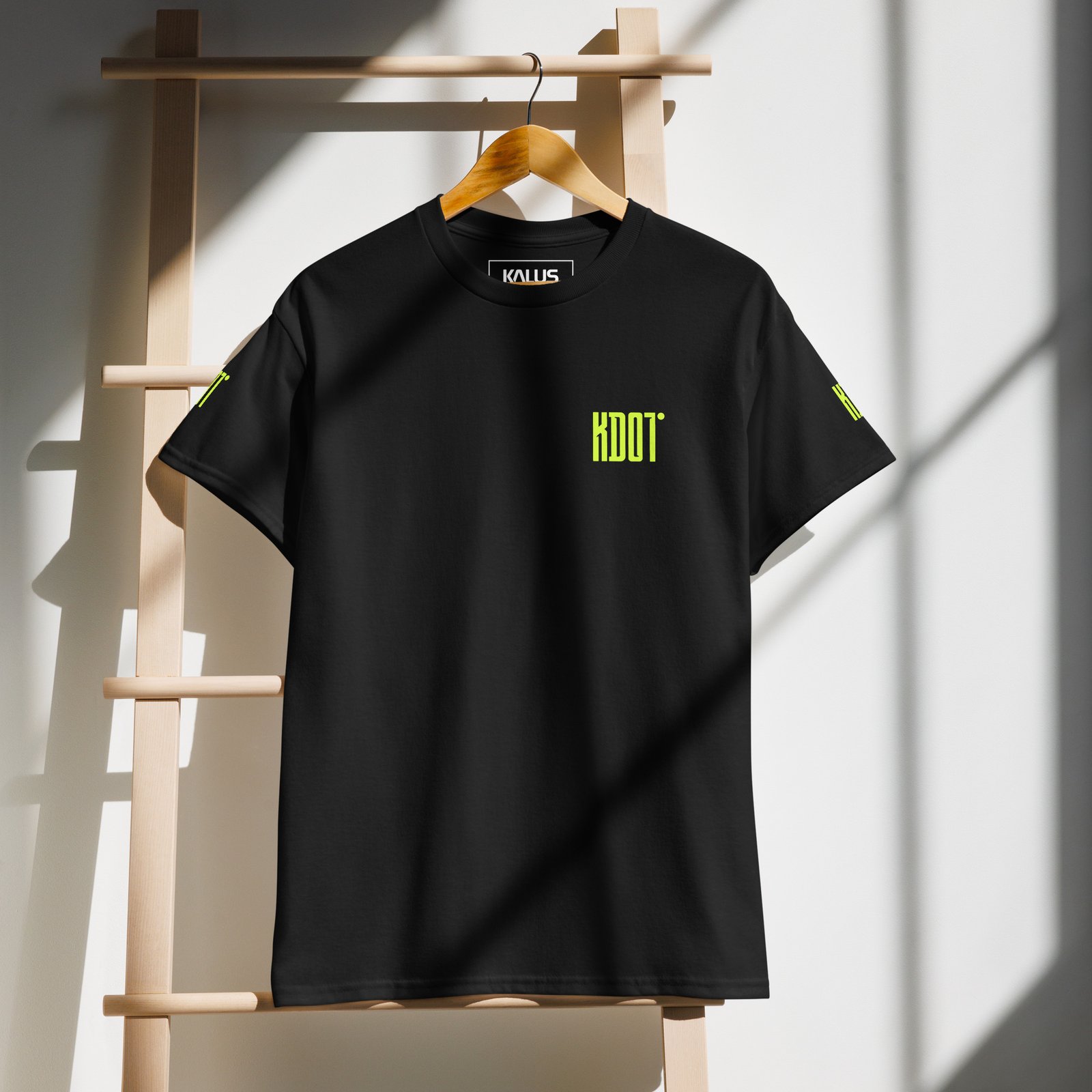 KDOT tee, black, front