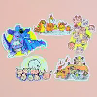 Image 1 of p0kem0n singles; 3 in stickers