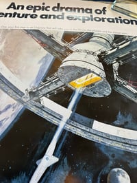 Image 2 of Original 1968 2001: A SPACE ODDYSSEY Theatre Display Poster.