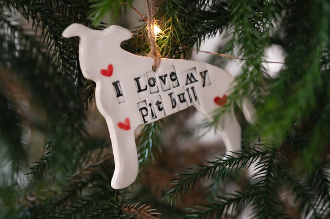 Pittie Ornaments 