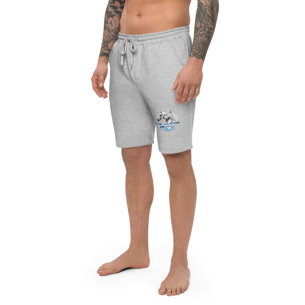 Image of Men's fleece Lucor Brand shorts