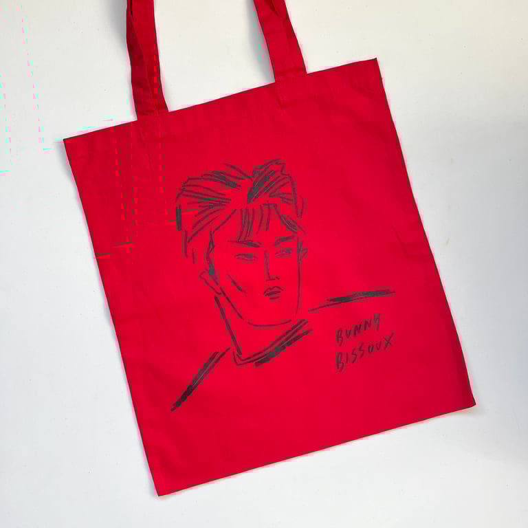 BUNNY BISSOUX - BOY - TOTE BAG - 5 COLOURS! Image 5