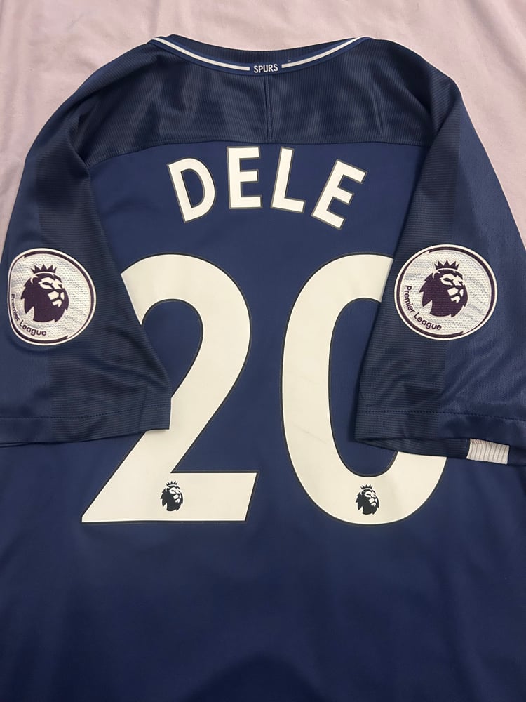Image of Tottenham Hotspur “DELE 20” 2017/18 Away Shirt + PL patches (L) 