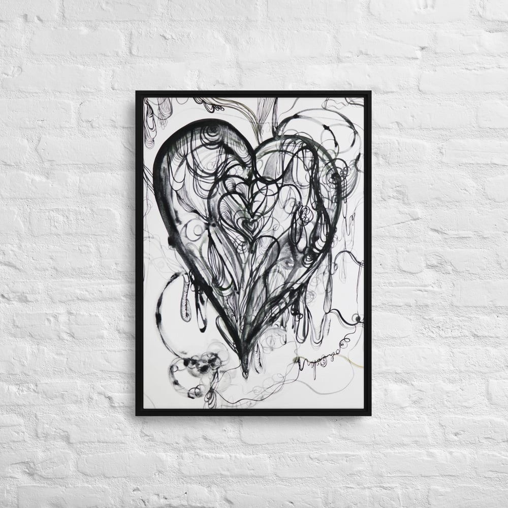 Image of Framed canvas
