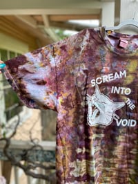 Image 2 of XL Scream Into The Void Tie Dye Shirt D10