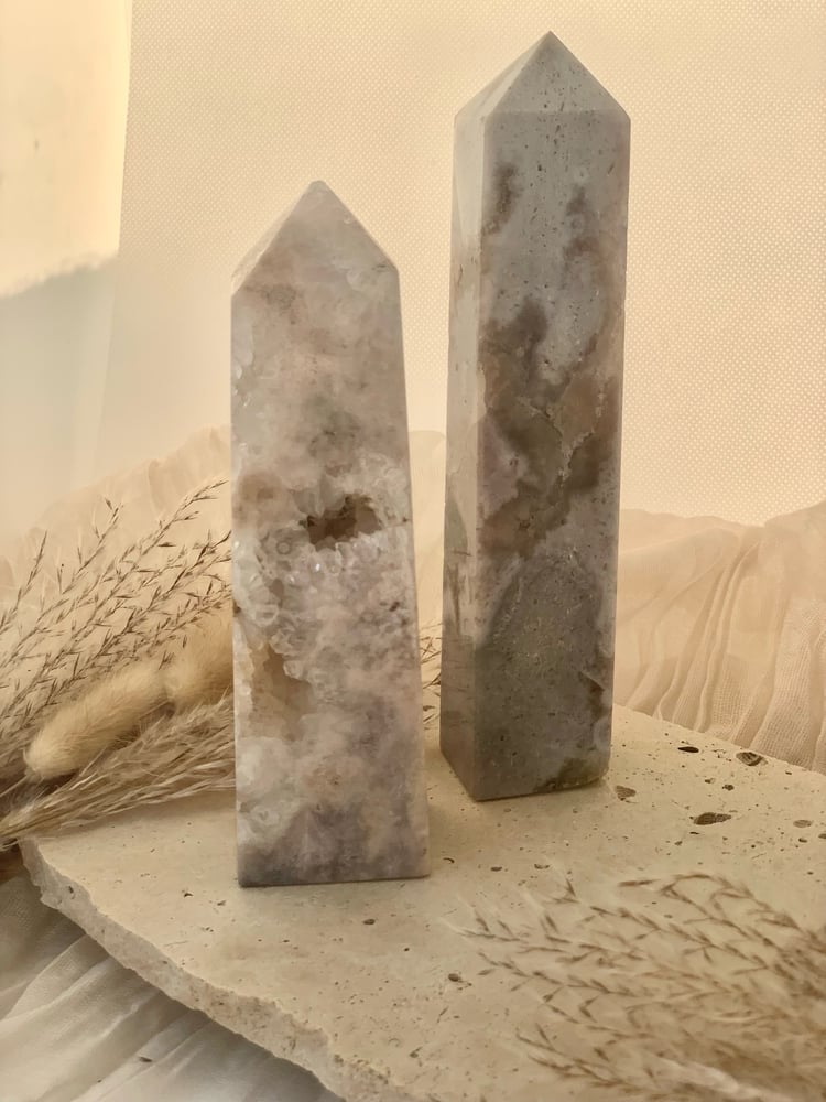 Image of Pink Amethyst Towers Lge 