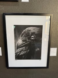 Image 4 of set of 3 (Presence, The Keeper, Ravens Eye) matted and framed