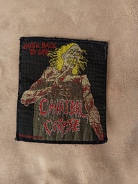 Cannibal Corpse - Eaten Back to Life vintage woven patch