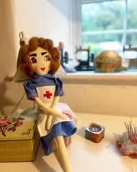 Image 3 of Ww2 VAD 1940s Style Rag Doll