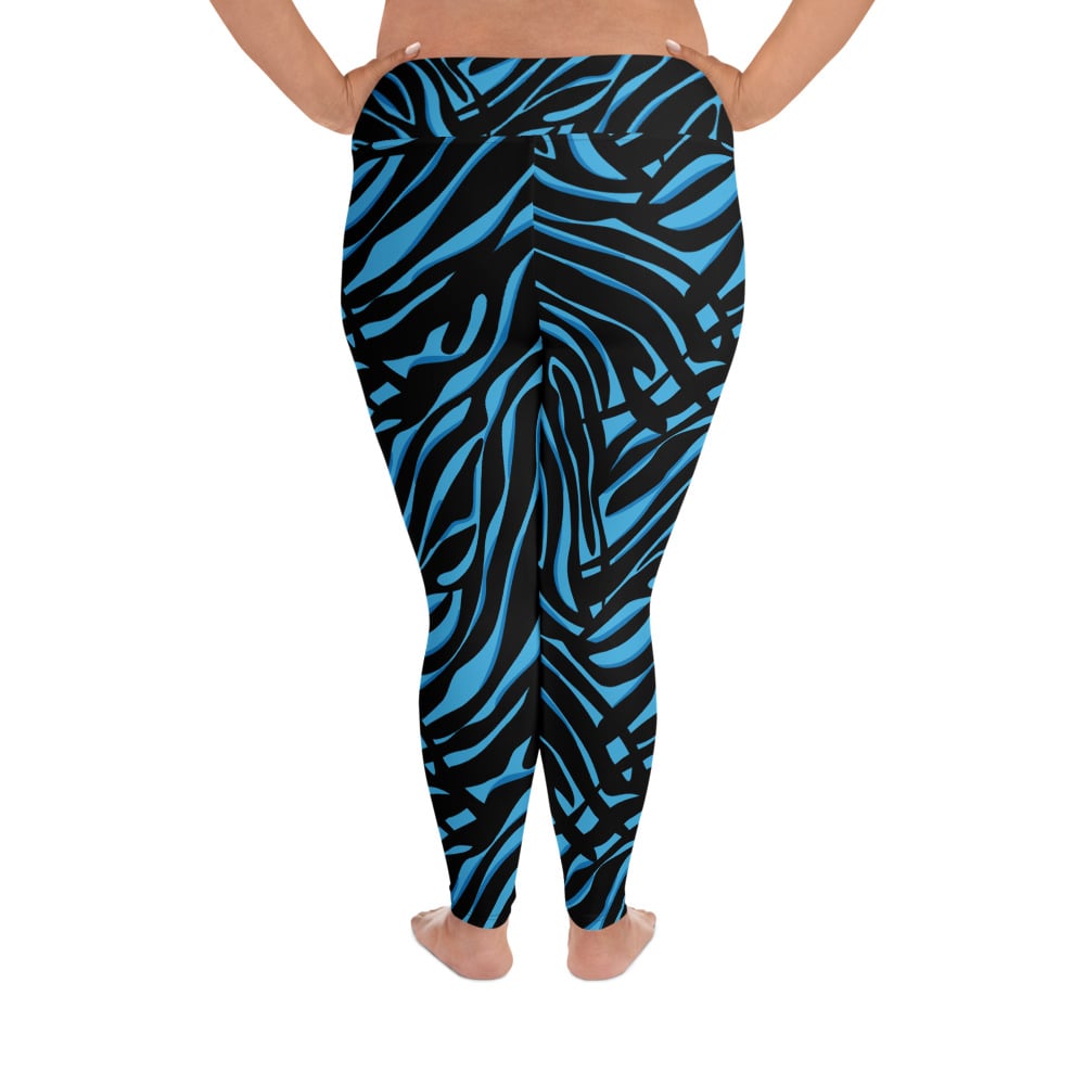 Image of Zebr Print Leggings