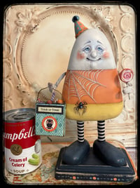 Image 3 of Cletus the Candy Corn character Folk Art Halloween 
