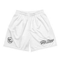 Unisex Mesh OGTCH White Shorts