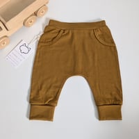 Image 1 of Merino Slouch Pants - Mustard 