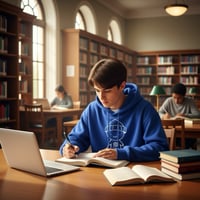 Image 3 of Get Use 2 It (Kool Kid) Hoodie Blue