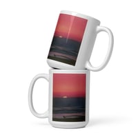 Image 1 of California Sunset White glossy mug 