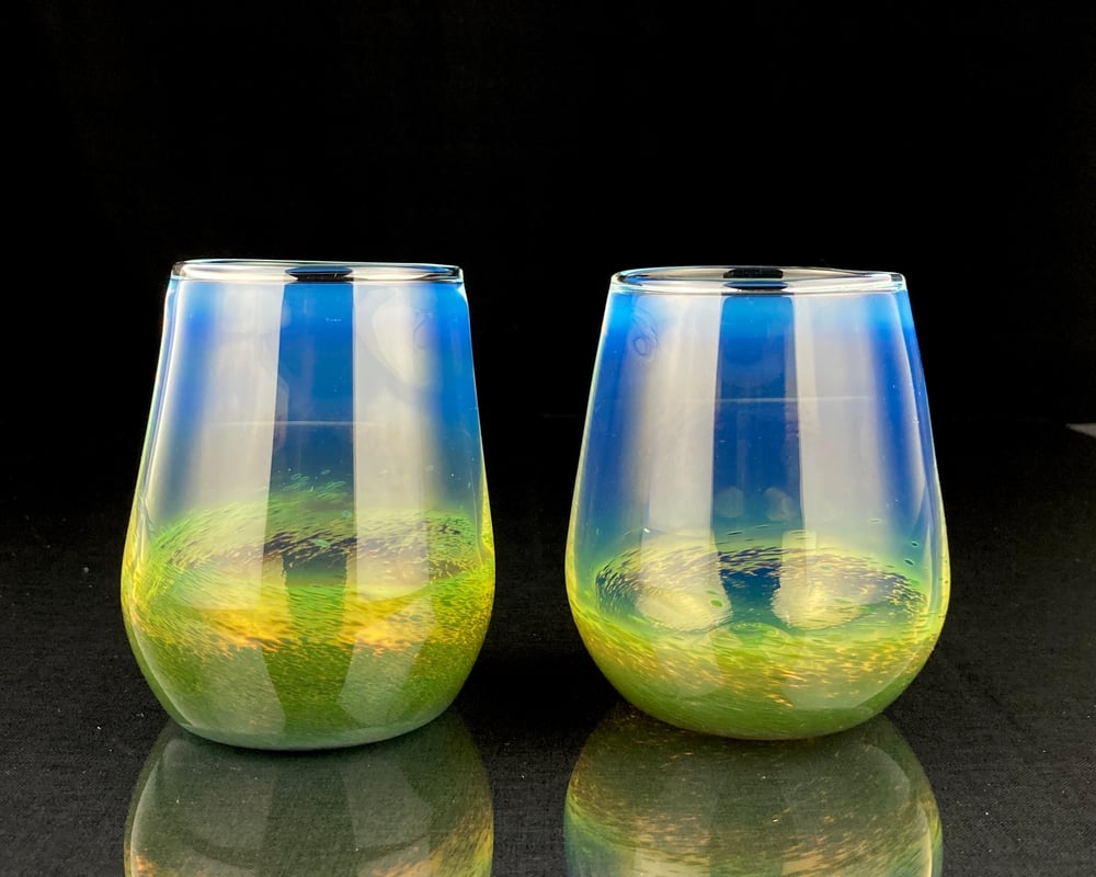 Image of Frit Tumbler - Amazon Night set no.1