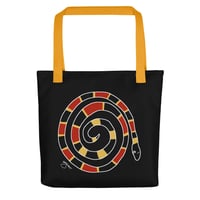 Image 1 of All-Over Print Tote Coral Snake