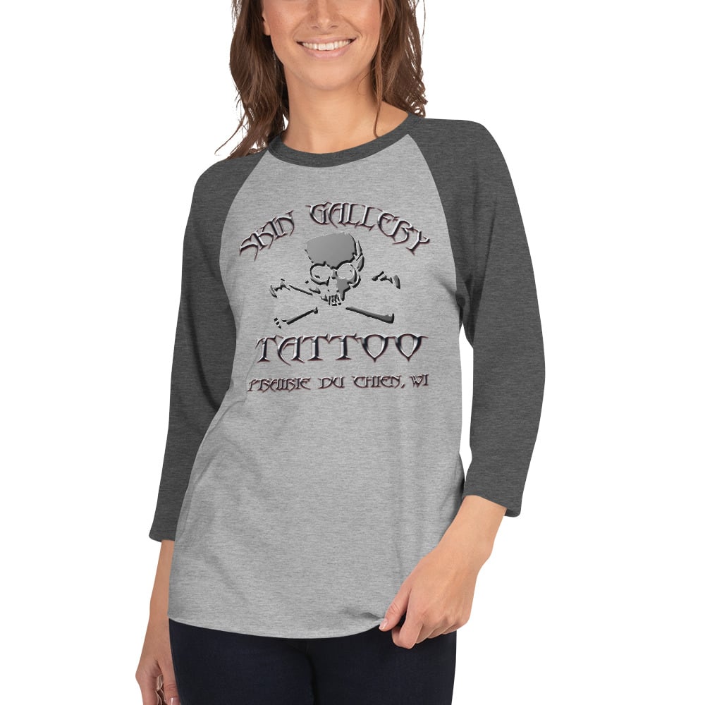 Skin Gallery 3/4 sleeve raglan shirt