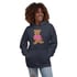 Benny Wearing Pink Unisex Hoodie Image 5