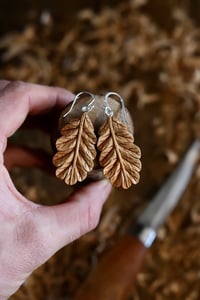 Image 1 of Oak leaf Earrings ~