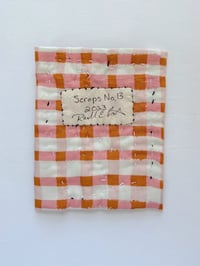 Image 3 of Scraps No. 13 - Tiny hand sewn art quilt
