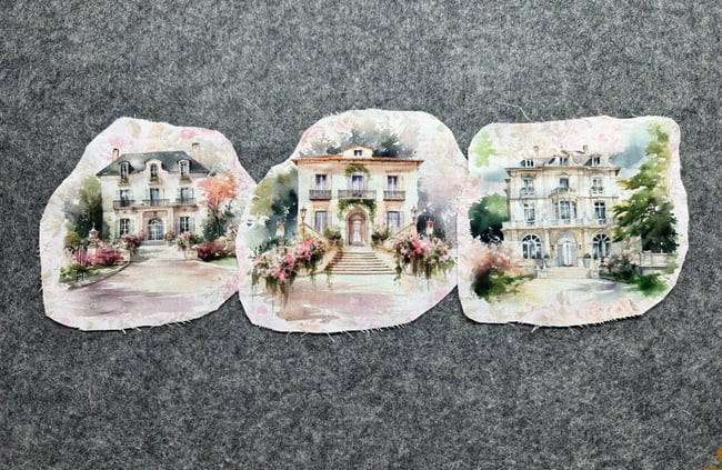 Chateau houses x3