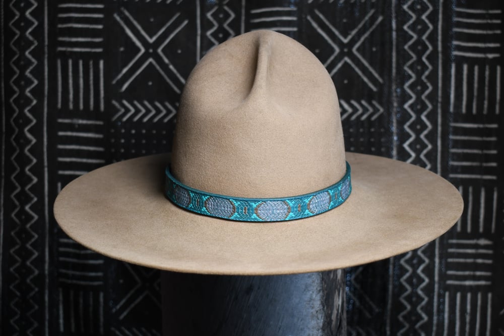Image of Blue Viper Cosmic Serpent Hat Band